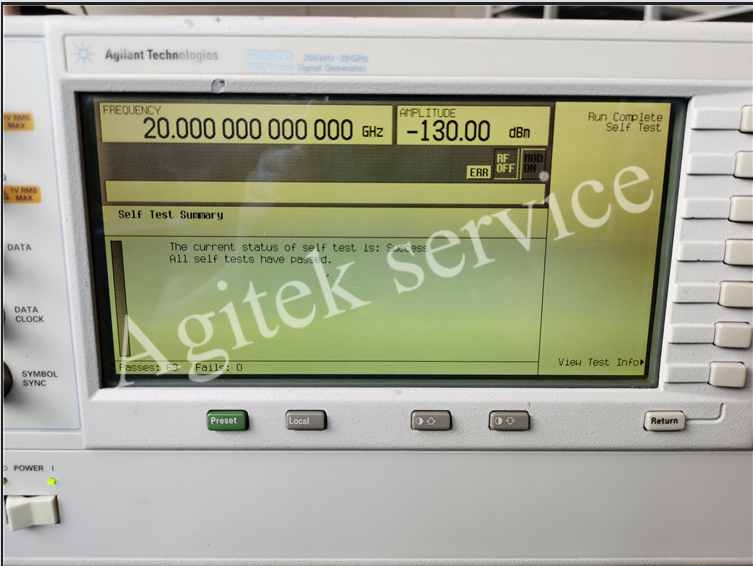 安捷伦E8267D信号源报错维修案例 安捷伦E8267D信号源报错维修案例