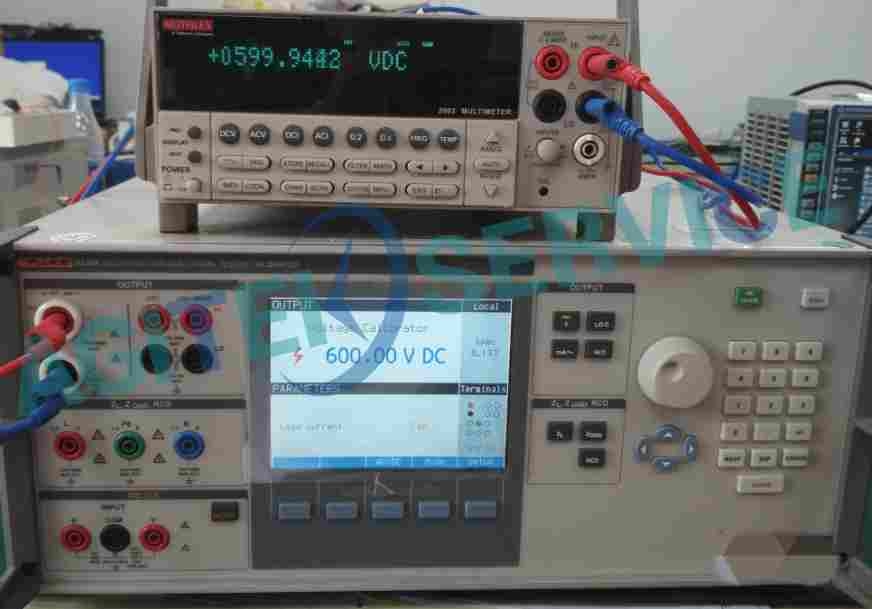 FLUKE校准仪5320A开机报错维修 FLUKE校准仪5320A开机报错维修