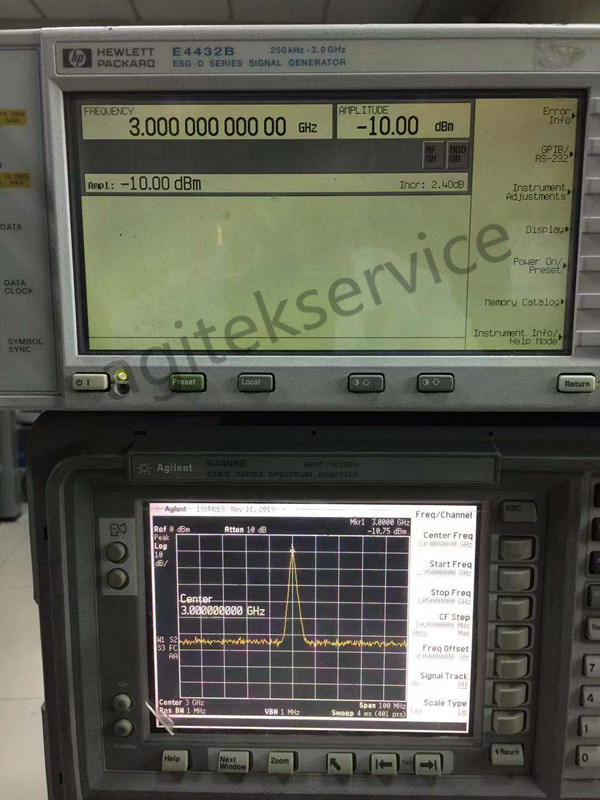 是德信号发生器E4432B输出偏差维修案例 是德信号发生器E4432B输出偏差维修案例