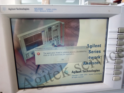 维修网络分析仪N5230C无法进入系统故障 维修网络分析仪N5230C无法进入系统故障