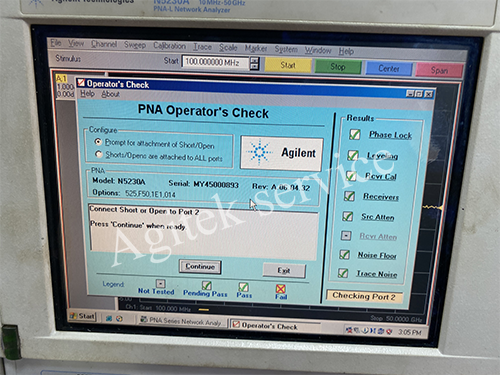 是德/安捷伦网络分析仪N5230A黑屏维修 是德/安捷伦网络分析仪N5230A黑屏维修