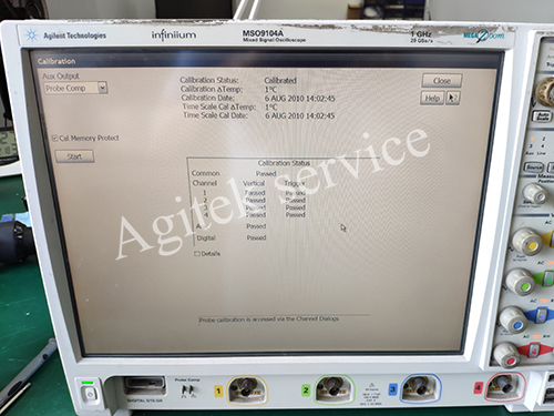 安捷伦示波器MSO9104A不开机维修 安捷伦示波器MSO9104A不开机维修