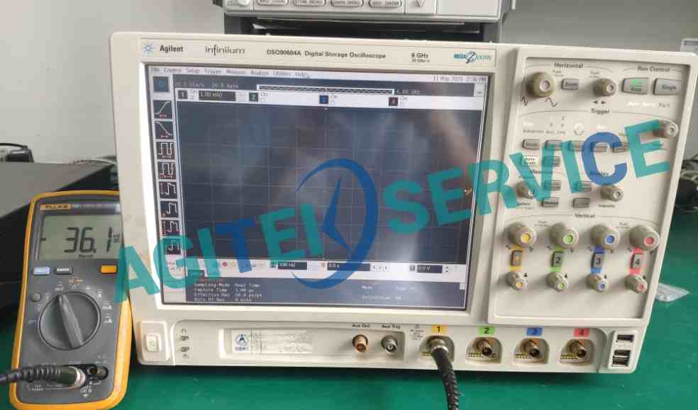安捷伦示波器DSO90604A直流增益超差维修 安捷伦示波器DSO90604A直流增益超差维修