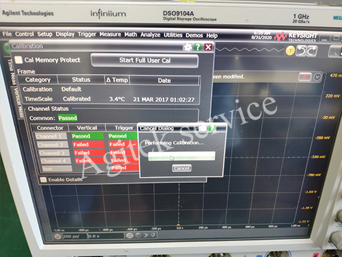 是德/安捷伦示波器DSO9104A超差维修 是德/安捷伦示波器DSO9104A超差维修
