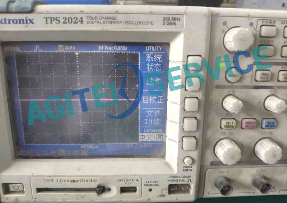 泰克示波器TPS2024检测不到波形如何维修？