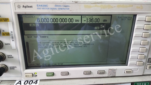 是德E4438C信号发生器维修案例集合 是德E4438C信号发生器维修案例集合
