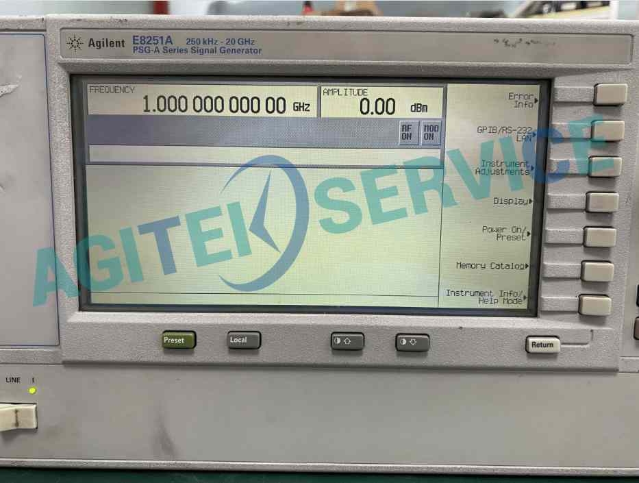 信号发生器E8251A unlevel报错维修案例 信号发生器E8251A unlevel报错维修案例