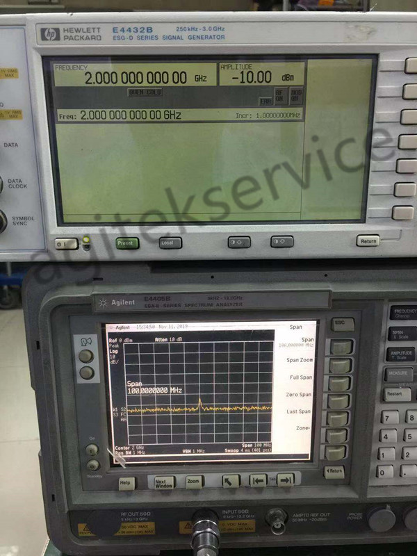 是德信号发生器E4432B输出偏差维修案例 是德信号发生器E4432B输出偏差维修案例