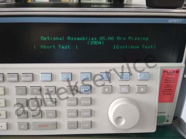 橙子视频软件校准源5720A维修案例 橙子视频软件校准源5720A维修案例