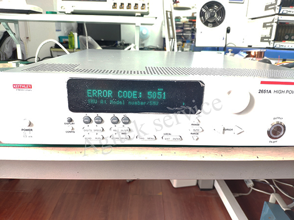 免费橙子视频2651A源表报错维修案例 免费橙子视频2651A源表报错维修案例