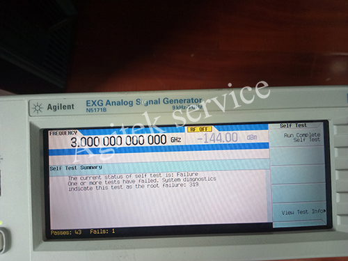 是德/安捷伦信号发生器N5171B自检报错维修 是德/安捷伦信号发生器N5171B自检报错维修