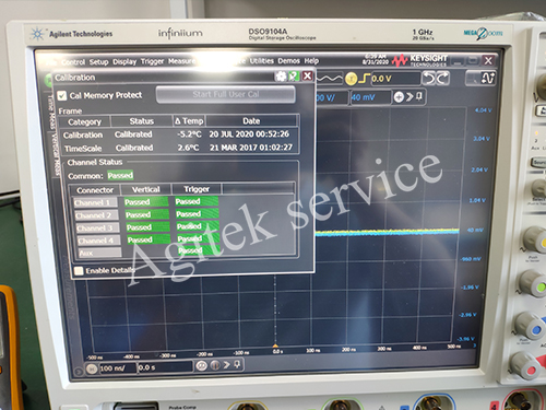 是德/安捷伦示波器DSO9104A超差维修 是德/安捷伦示波器DSO9104A超差维修