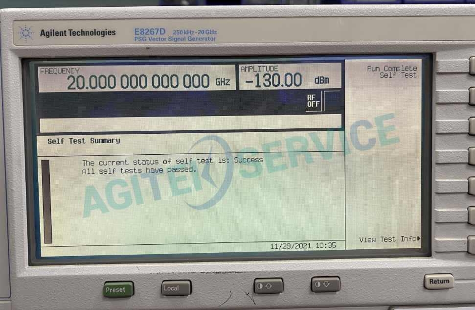 射频信号源E8267D报错维修 射频信号源E8267D报错维修
