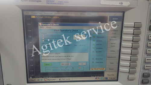 是德网络分析仪E8363C不定时重启维修 是德网络分析仪E8363C不定时重启维修
