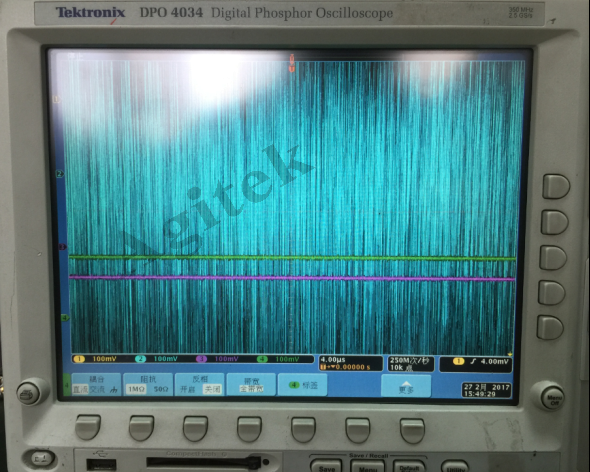 DPO4034示波器维修案例