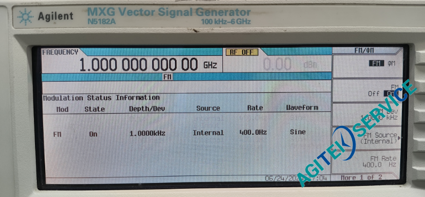 安捷伦N5182A射频信号发生器如何设置FM调制信号输出 安捷伦N5182A射频信号发生器如何设置FM调制信号输出