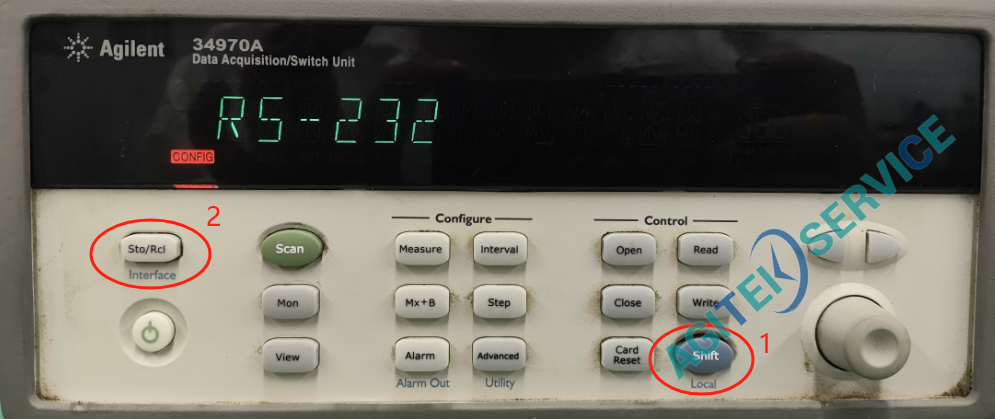 安捷伦34970A数据采集器如何设置通讯接口 安捷伦34970A数据采集器如何设置通讯接口