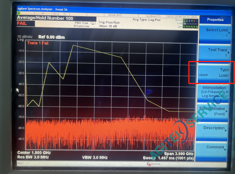 频谱分析仪的 limit test 极限测试功能 频谱分析仪的 limit test 极限测试功能