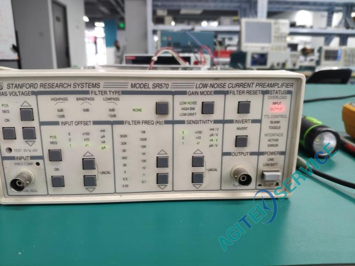 斯坦福SR570电流放大器空载输出报overload维修 斯坦福SR570电流放大器空载输出报overload维修