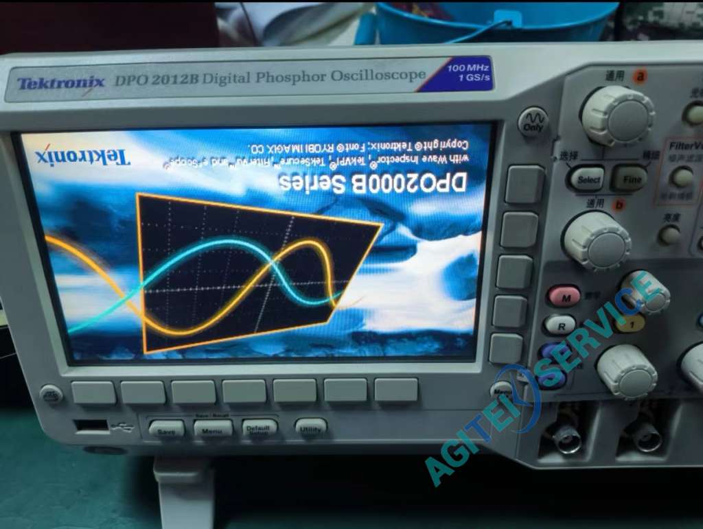 泰克DPO2012B示波器屏幕花屏维修 泰克DPO2012B示波器屏幕花屏维修