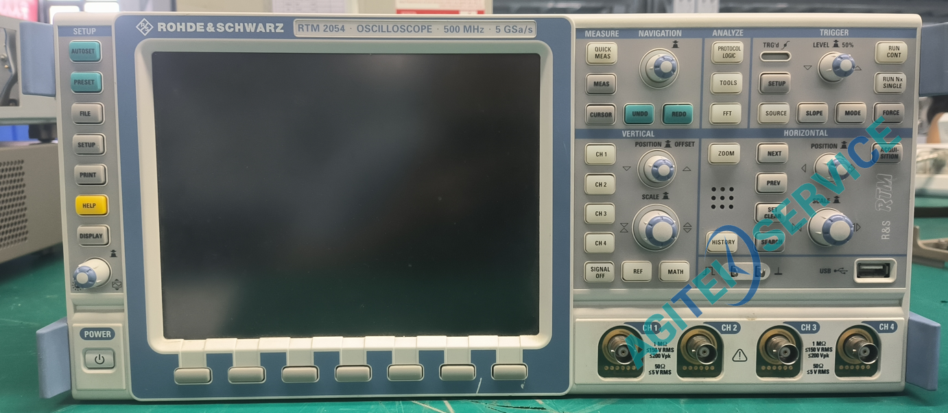 罗德与施瓦茨R&S RTM2054示波器无法开机维修案例