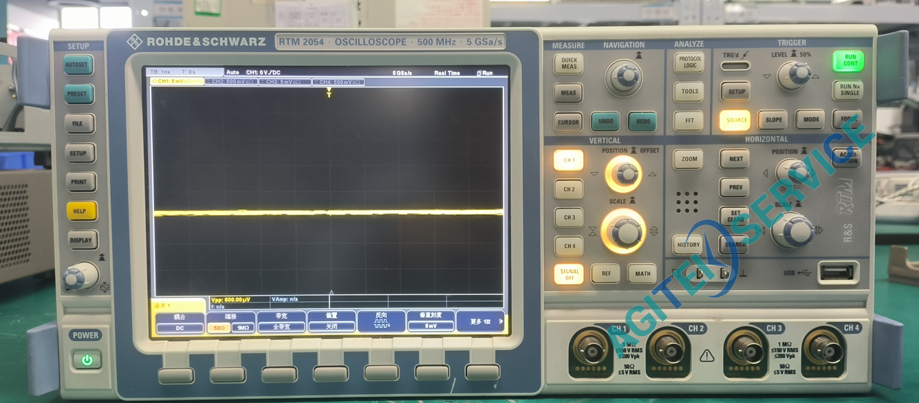 罗德与施瓦茨R&S示波器RTM2054无法开机维修 罗德与施瓦茨R&S示波器RTM2054无法开机维修