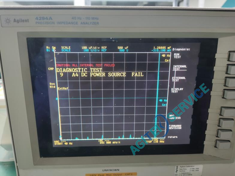 安捷伦4294A阻抗分析仪电桥不平衡维修 安捷伦4294A阻抗分析仪电桥不平衡维修