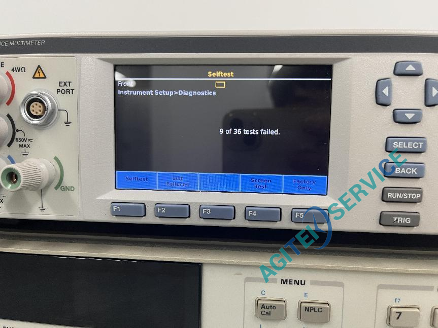 FLUKE 橙子视频软件八位半台式万用表8588A自检报错维修 FLUKE 橙子视频软件八位半台式万用表8588A自检报错维修