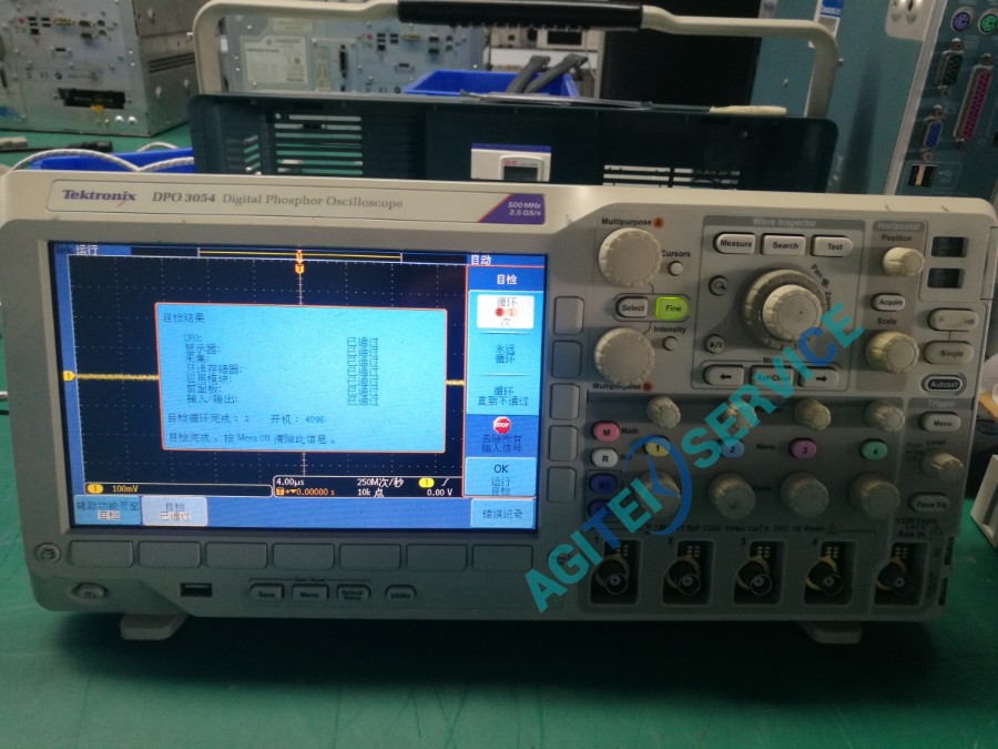 泰克DPO3054示波器自动关机维修 泰克DPO3054示波器自动关机维修