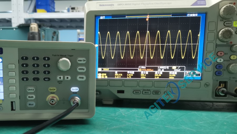 泰克AFG1022信号源波形失真维修 泰克AFG1022信号源波形失真维修
