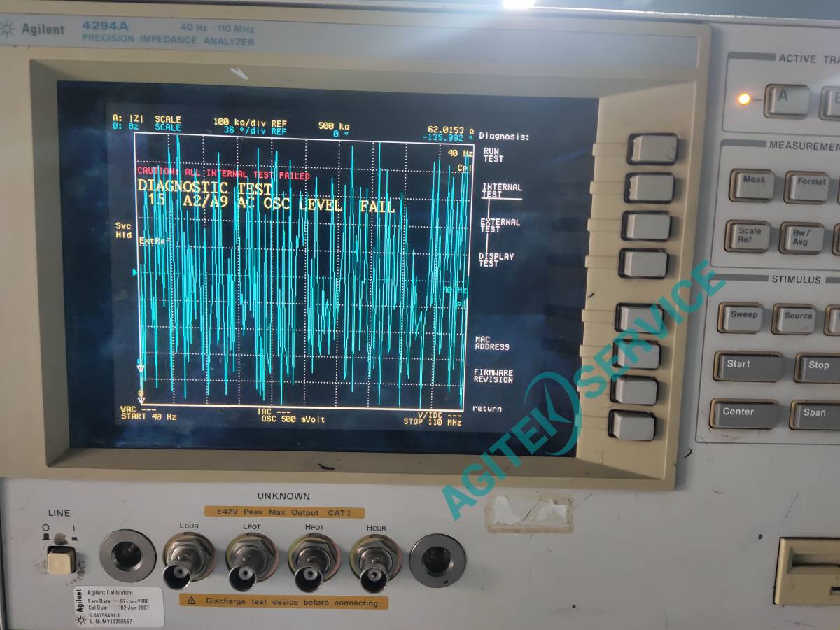 是德科技 LCR表E4981A阻抗分析仪维修