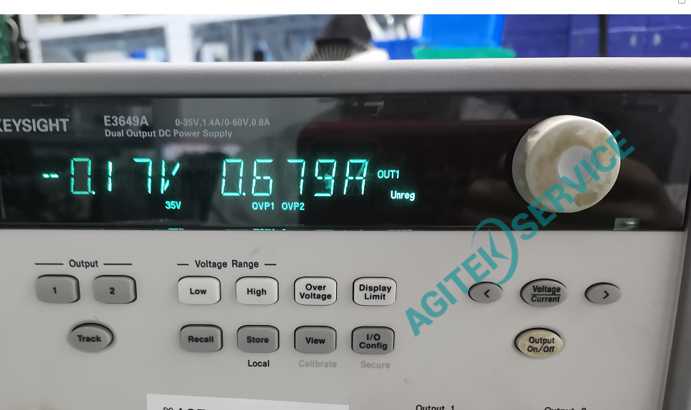 是德科技E3649A高精度直流电源out1一直提示unreg维修 是德科技E3649A高精度直流电源out1一直提示unreg维修