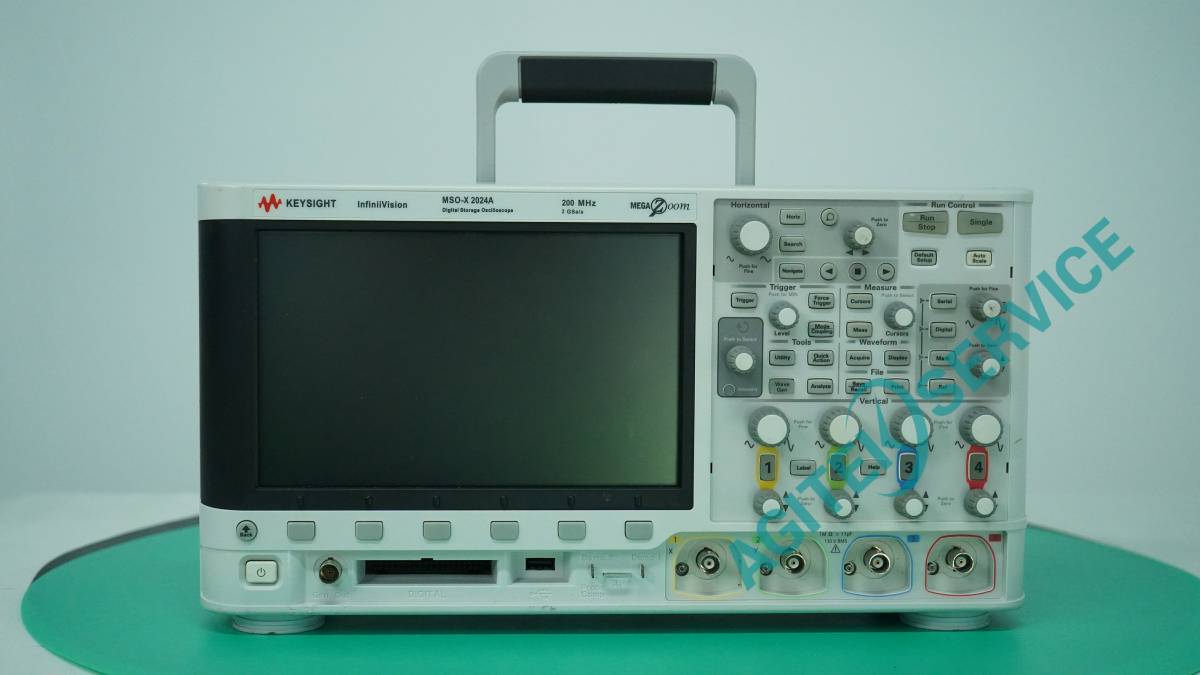 是德示波器MSO-X 2024如何调整通道的比例 是德示波器MSO-X 2024如何调整通道的比例