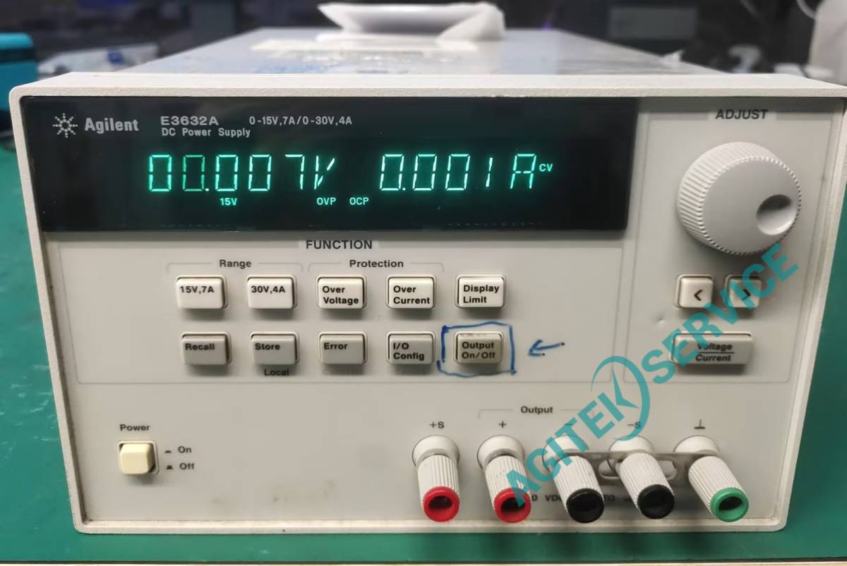 安捷伦E3632A直流可调电源电压电流输出值无法通过旋钮调节 安捷伦E3632A直流可调电源电压电流输出值无法通过旋钮调节