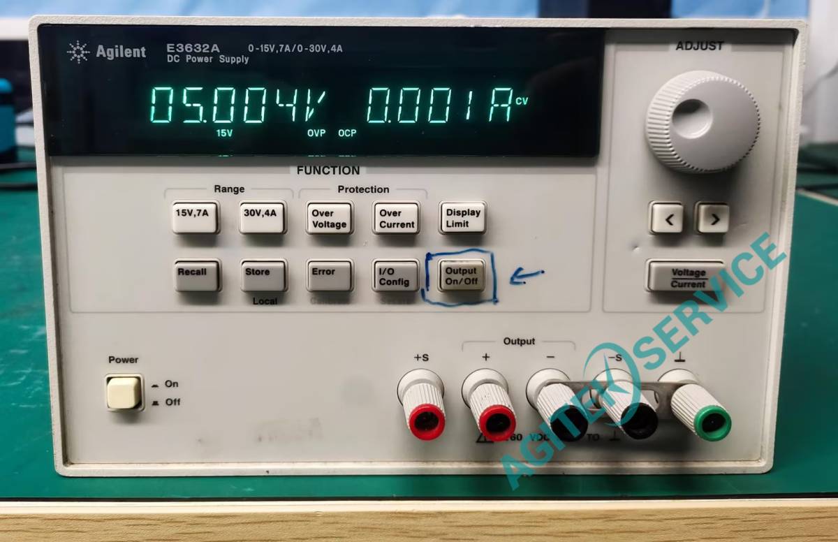 安捷伦E3632A直流可调电源电压电流输出值无法通过旋钮调节维修 安捷伦E3632A直流可调电源电压电流输出值无法通过旋钮调节维修